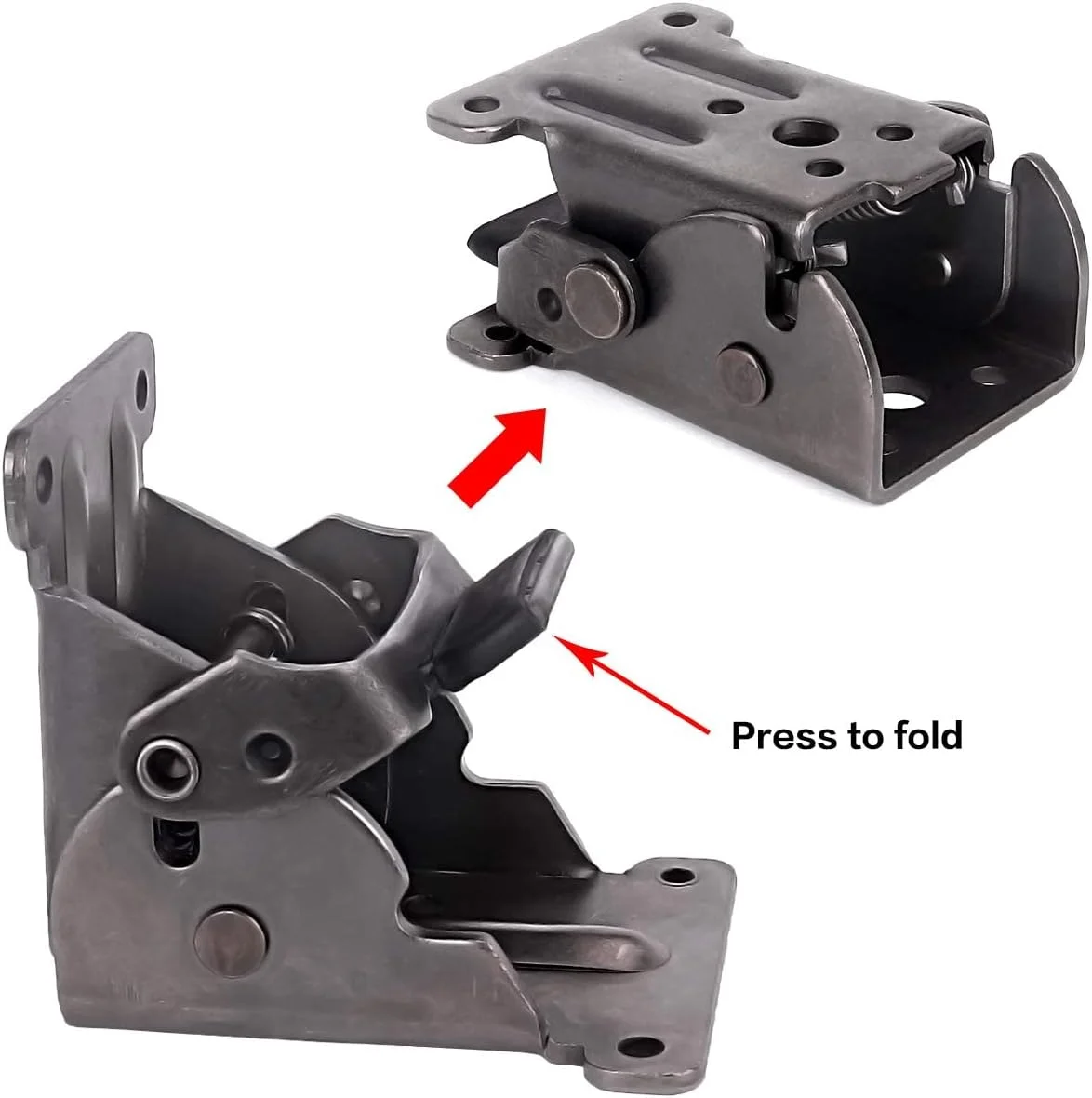 1/2/4Pcs Folding Brackets Top Direct Lock Extension Support Bracket Foldable Self Lock Hinges with Screws for Table Bed Leg Feet