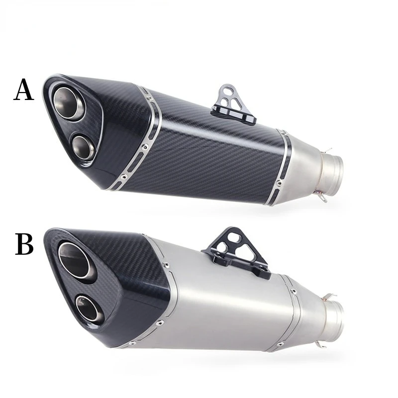 Carbon Fiber Exhaust Muffler Universal Motorcycle  Stickers