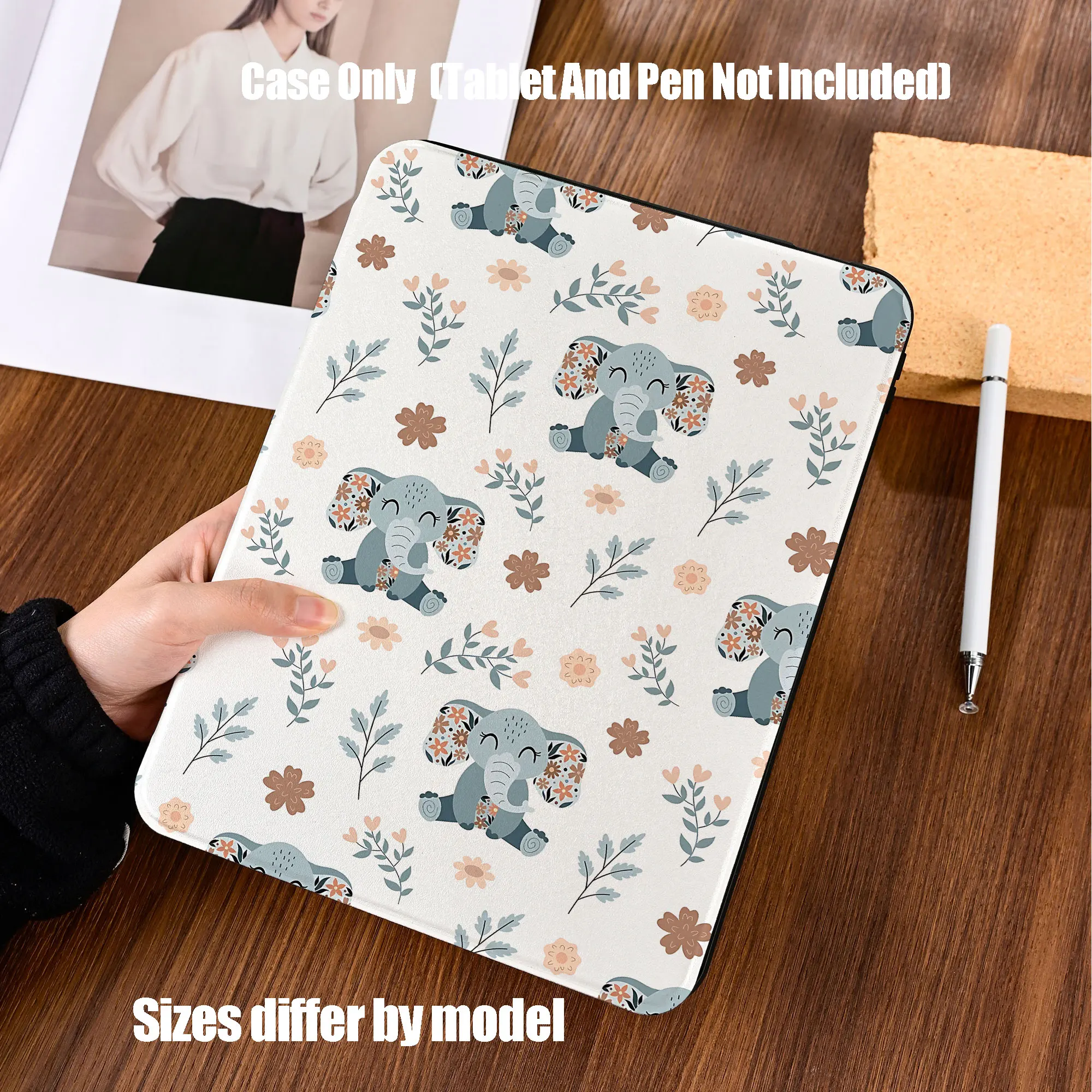 Shockproof TPU Tablet Protective Case with Pencil Holder Auto Sleep Wake for Apple /Samsung/Xiaomi/Redmi/Huawei/Honor