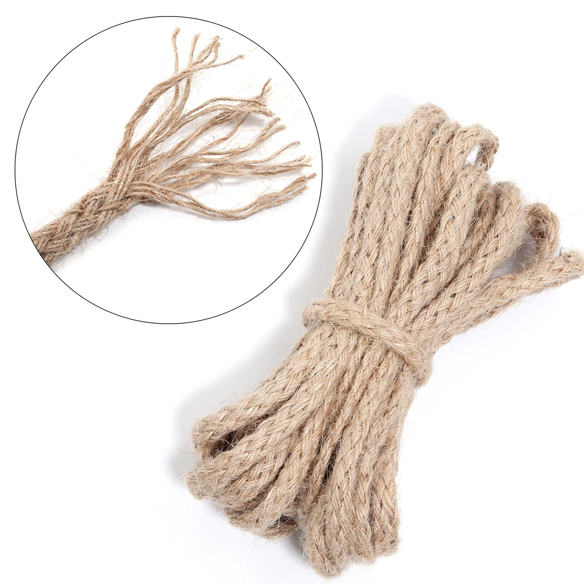 Natural Vintage Jute Rope Twine Roll Sewing Christmas Crafts Jute Cord Thread Wedding Handmade DIY Party Ribbon Bows Decoration