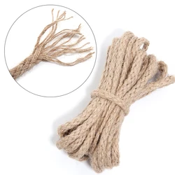Natural Vintage Jute Rope Twine Roll Sewing Christmas Crafts Jute Cord Thread Wedding Handmade DIY Party Ribbon Bows Decoration