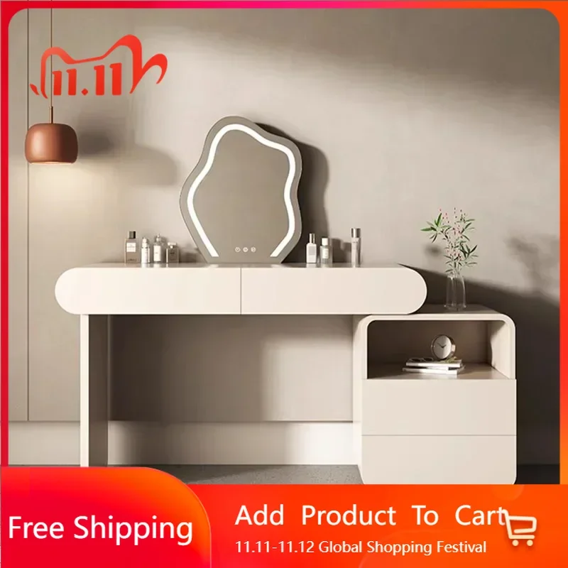

Compact Aesthetic Dressing Table Necklace Cosmetics Bistro Terrace Ergonomic Salon Dressing Table Vase Mueble Lounge Furniture
