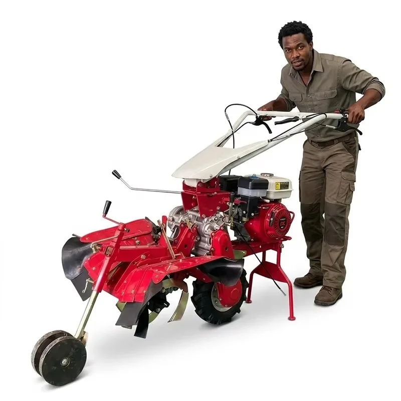 Factory Outlet  Hand-Pushed Ditching & Ridging Machine Farm Mini Cultivator Agricultural Soil Cultivating Ridger Machine