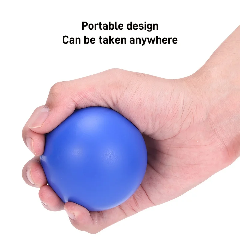 Portable Hand Exercise Ball, Finger Exerciser & Hand Grip Strengthener Grip Strength Improve Dexterity & Rehabilitation Training