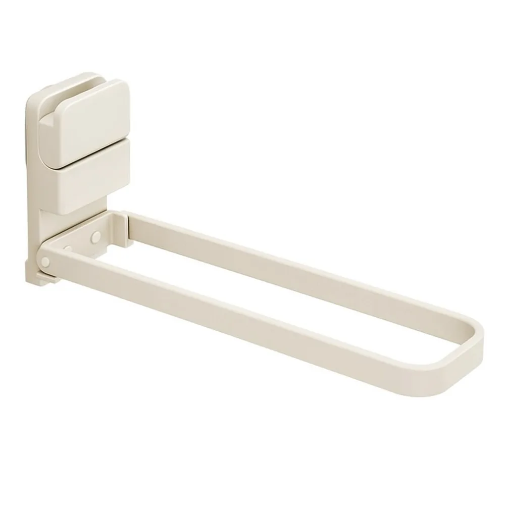 

Carbon Steel Suction Cup Towel Hanger Compact Design Easy Installation Detachable Towel Rack Space Saving Damage-Free