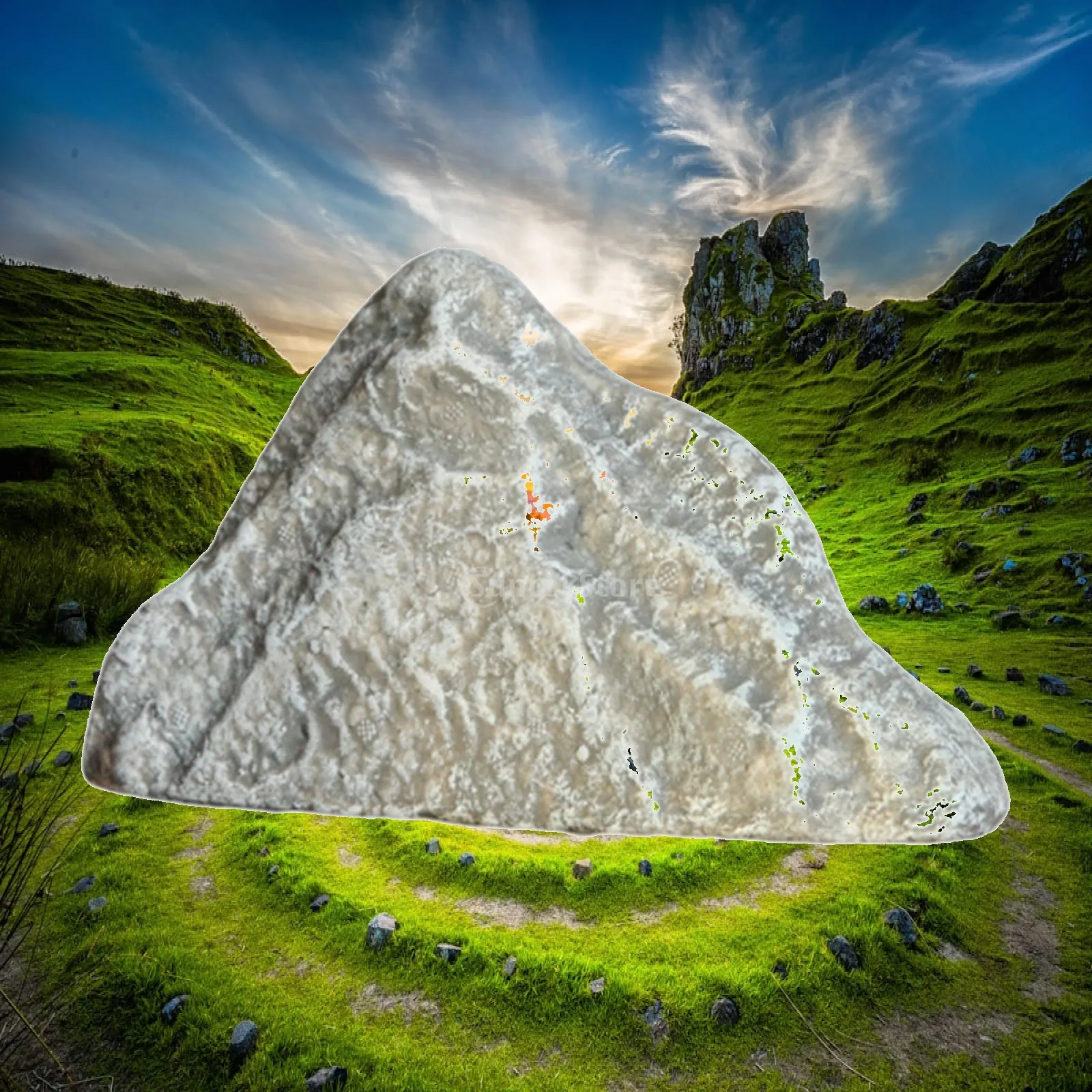 Artificial Rock Fairy Garden Decorative Landscape Versatile Props Realistic Mountain for Park Diorama Aquarium Crafting Yard
