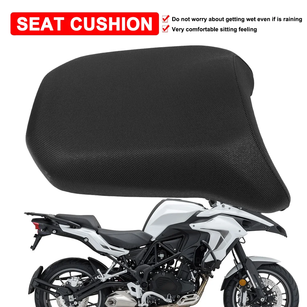 

Motorcycle Rear Passenger Seat Pillion Cushion For Benelli TRK502 TRK502X TRK 502 X 502X Retro Vintage Hump Seat Pad Accessories