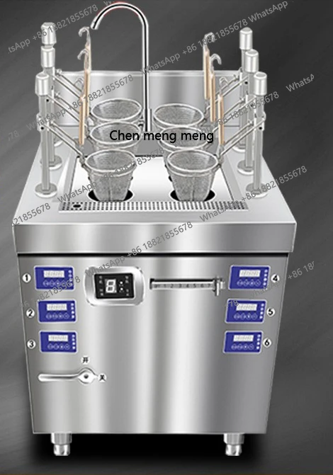 

Commercial noodle cooking machine electric heating timing multi-functional stall three-head soup noodle cooking machine noodle