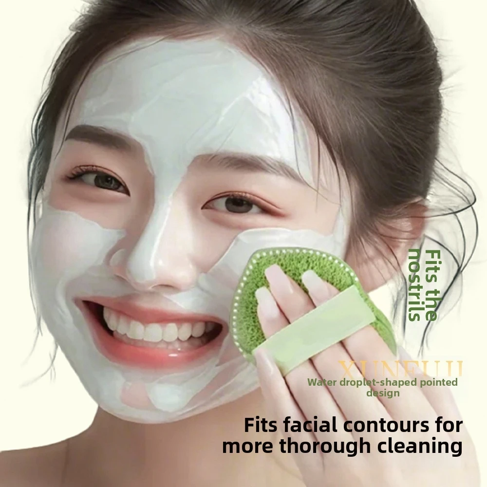 Thick Exfoliating Cleansing Puff Reusable Deep Clean Mud Mask Cleaner Foam Sponge Sponge Makeup Remover Sponge Facial Skincare