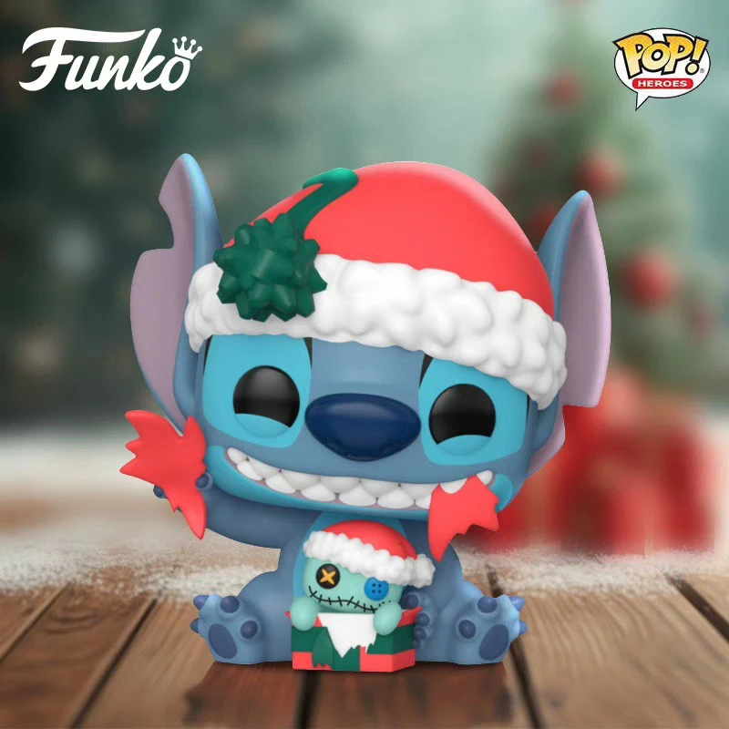 FUNKO POP Disney Stitch ตัวเลขตุ๊กตาอะนิเมะ Stitch Figure ของเล่นคอลเลกชันการ์ตูน Action Figures Limited Edition ของขวัญ