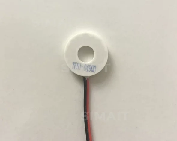 2Pcs TES1-04903 Thermoelectric Cooler Peltier Module, 26mm OD 10mm ID, 5V 3A Semiconductor Cooling Chip