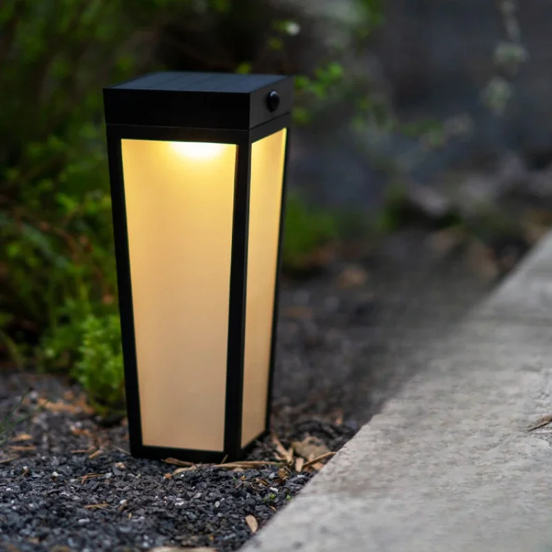 Outdoor Intelligent Lawn Lamp Bluetooth Mobile Wireless Home Solar Courtyard Lamp Light Luxury All Aluminum Lighting Street Lamp