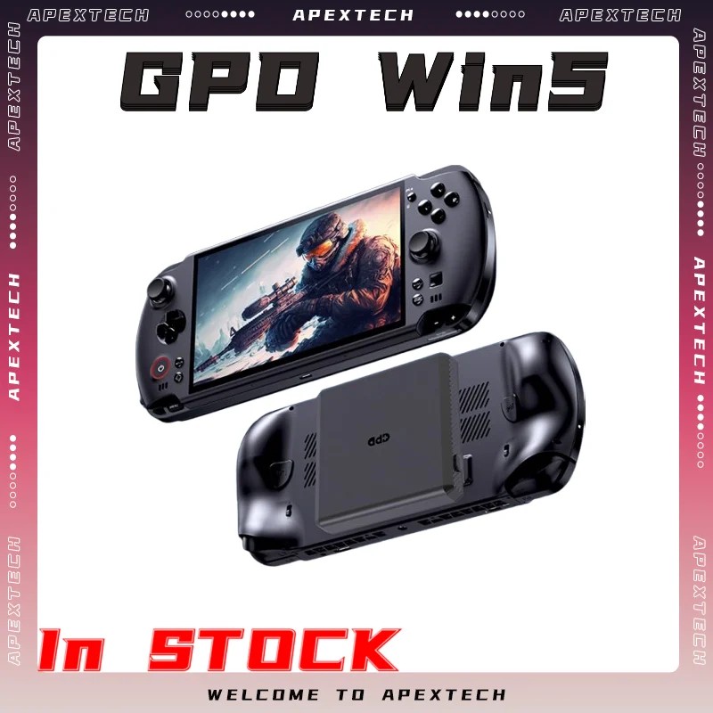

New GPD Win5 Handheld Console AMD395 120Hz 1080P High Refresh Rate RGB Touch Screen Portable Pocket Gaming Handheld Gaming PC