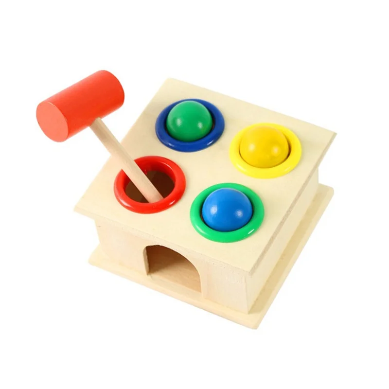 ไม้ตอกเกมเคาะของเล่น Montessori สําหรับเด็กกระดานปริศนาเกมสําหรับเด็กชายและเด็กหญิงครอบครัว