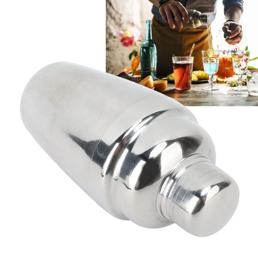 Professional Stainless Steel Cocktail Shaker 250ML Built-In Strainer Drink Mixer Shaker Professional Bar Shaker Bartender