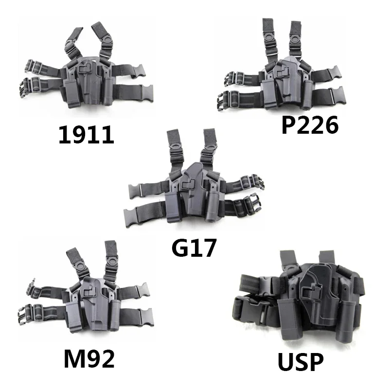 

Черный GLOCK 1911 M92 P226 USP тонущий двойной Противоударный Комбинированный поясной чехол для спорта на открытом воздухе для охоты