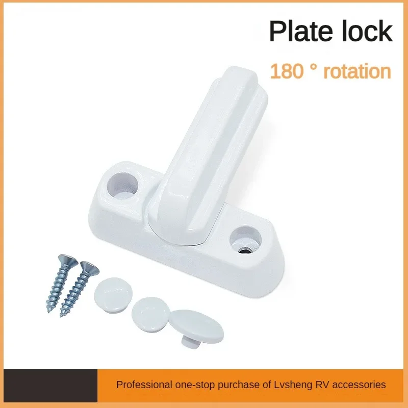 Paint-free Plate Lock Stacked Plate Lock T-lock Buckle Zinc Alloy 180 Rotation Flip Plate Master Lock