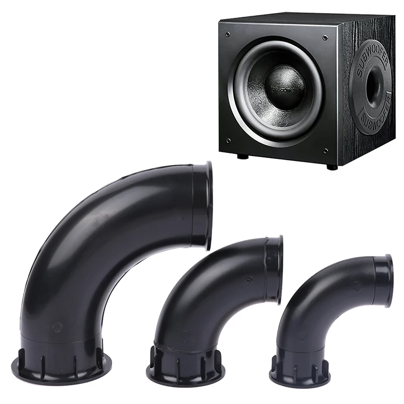 Lautsprecher Gebogene Guide Rohr Subwoofer Lautsprecher Invertiert Rohr Port Hilfs ABS Offene Loch