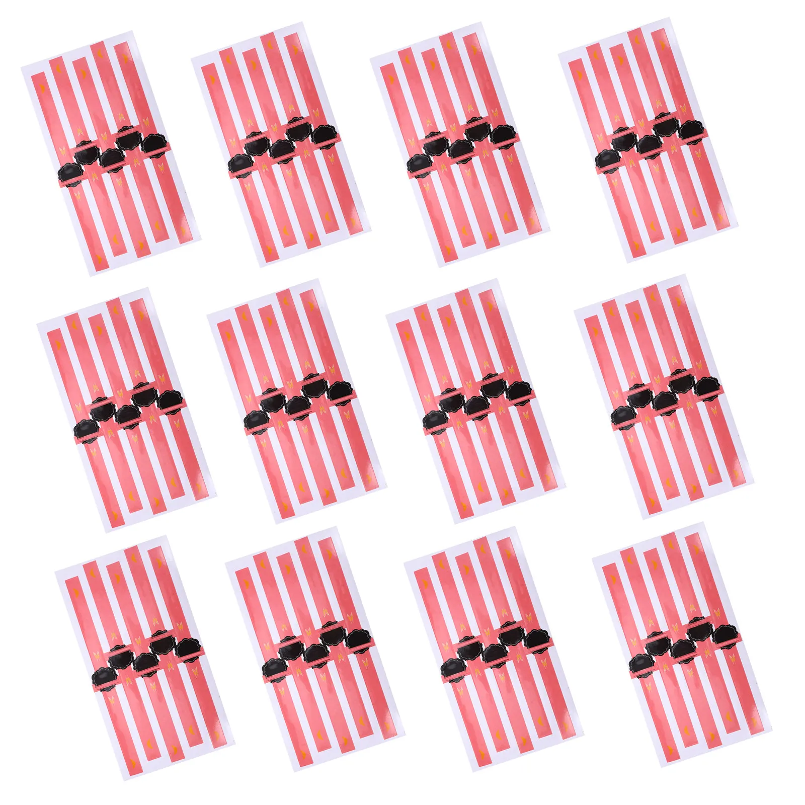

100Pcs Decorative Self-Adhesive Sealing Stickers Label for Gift Packaging Bakery Cookie Candy Treat Bags Sealing Sticker