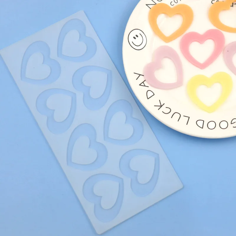 8 Connected Love Silicone Insert Mold, Cake Mould Decoration Accessories XG805