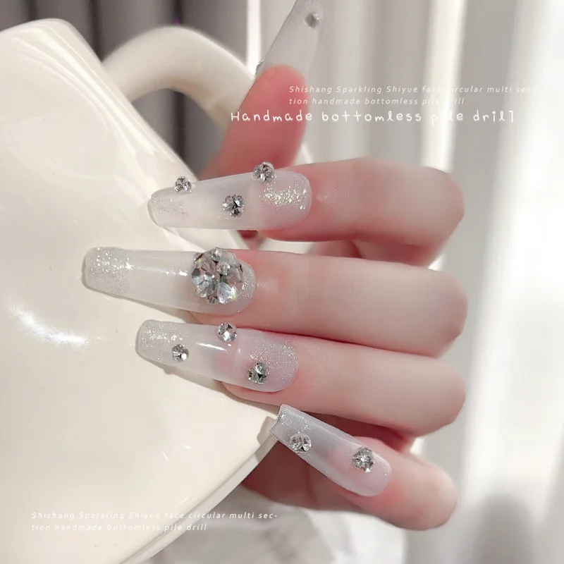 10 Stück 3D K9 klare Nail Art Strasssteine 2–6 mm funkelnde Mini-Diamanten Nail Art Dekorationen DIY Handyhülle Basteln Maniküre Zubehör – Detail 13