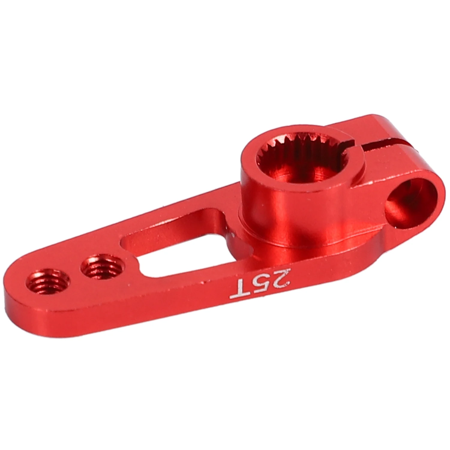 Klaxon de bras de servo de direction en alliage d'aluminium, 25T 31mm, pour voiture RC, pièces inoler, rouge, 1 pièce