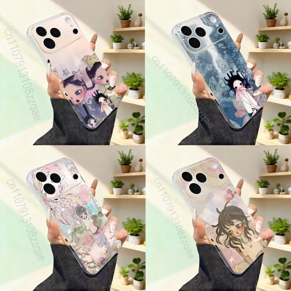 

A-Aya T-Takano Girl Cute Phone Case For iPhone 17,16,15,14,13,12,11,Pro,Max,Plus,Mini,SE4,E Magnetic For Magsafe Wireless