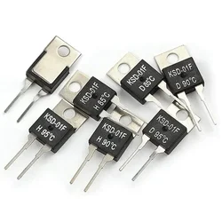 5pcs KSD-01F Temperature Switches Normally Open H And normally Closed D 40 degrees - 130 degrees