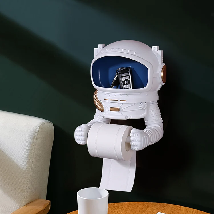 Astronaut Tissue Holder Storage Box Decorative Home Decor Ornaments Bathroom accessories