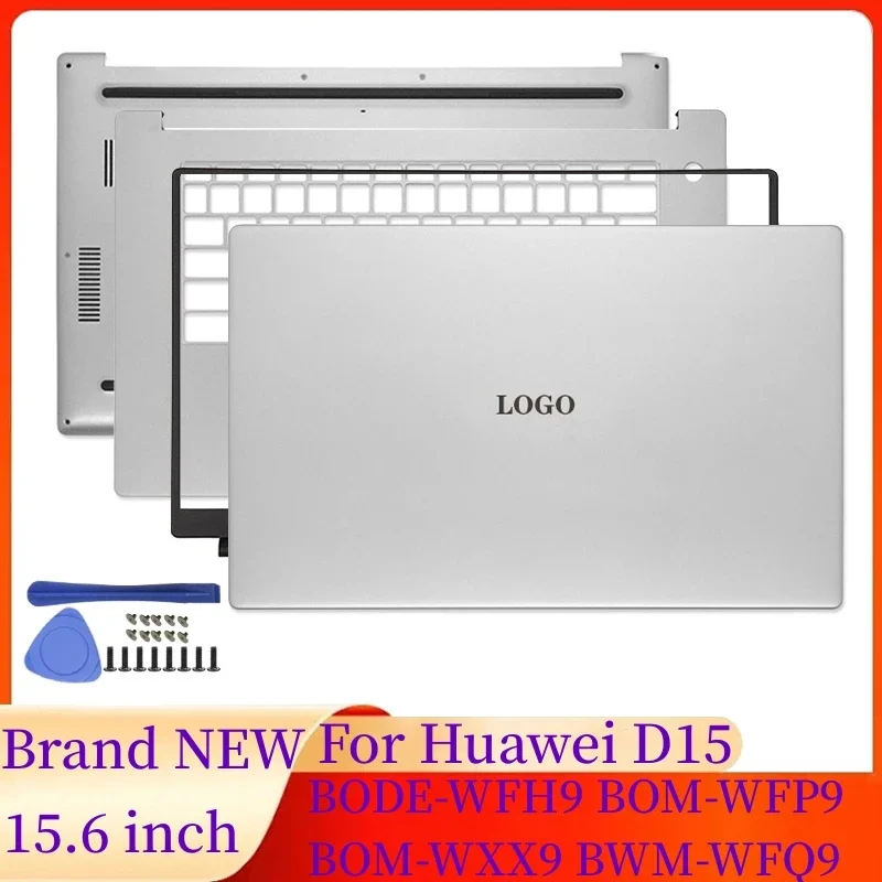 For Huawei D15 BODE-WFH9 BOM-WFP9 WXX9 BWM-WFQ9 Notebook Screen LCD Back Cover/Front Bezel/Palmrest/Bottom Laptop Accessories