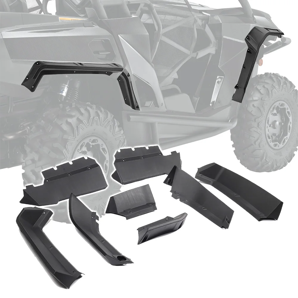 

2.5IN Wider Fender Flares Extended Mud Flaps Mud Guards Extension for Can-Am Commander 700 1000R MAX 2021-2025 715006814