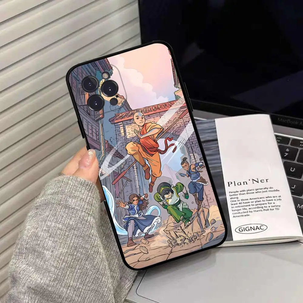 Anime avatar the last airbender Phone Case Silicone Soft for iphone 15 14 13 12 11 Pro Mini XS MAX 8 7 6 Plus X XS XR Cover