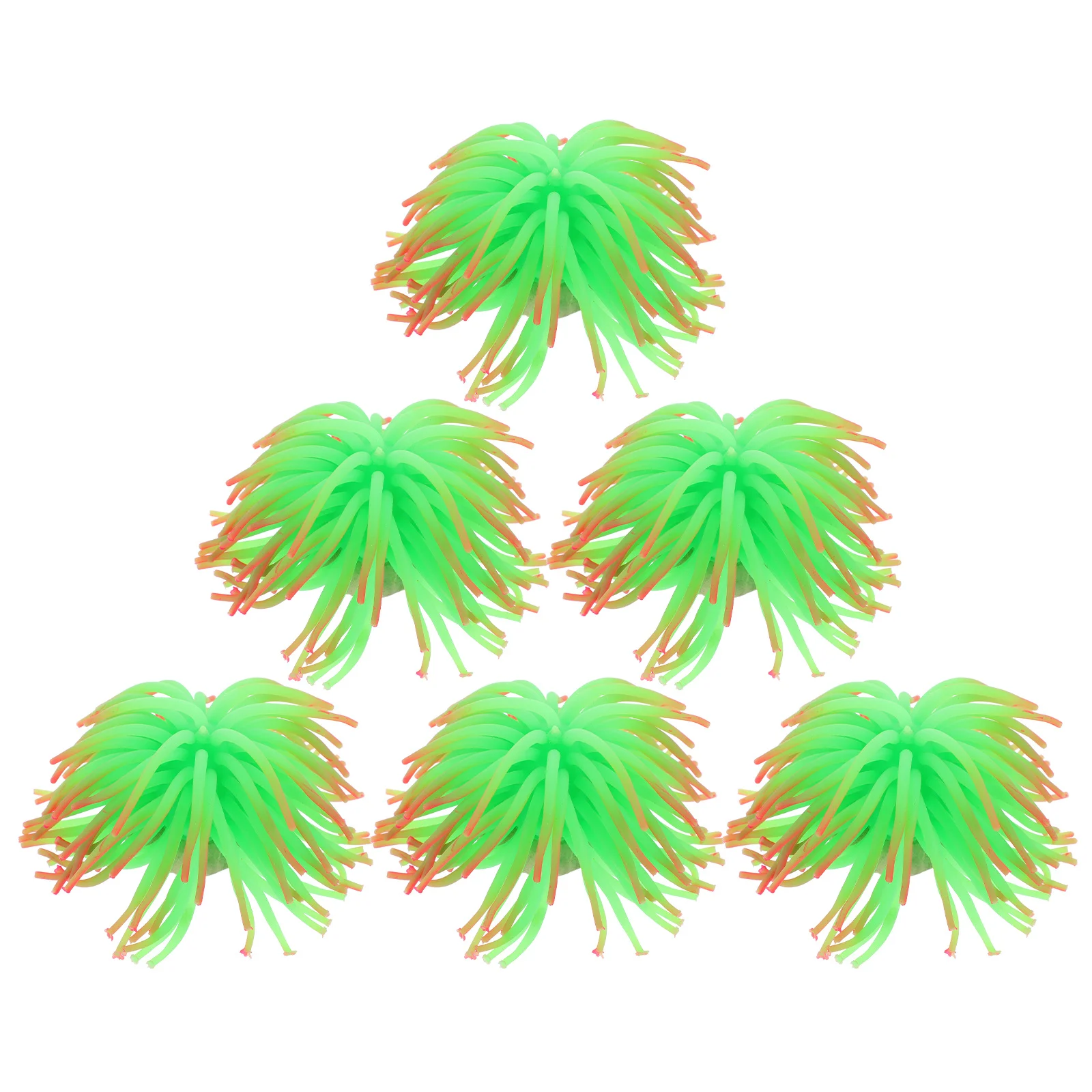 

6Pcs Plastic Artificial Sea Urchin Fish Tank Ornament Lifelike Aquarium Decoration Underwater Landscape Decor Sea Urchin Statues