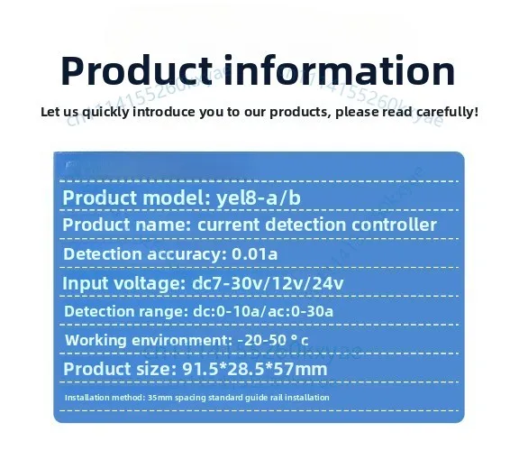 Ac/dc current sensor module signal acquisition overcurrent undercurrent protection relay 12v 24v 220v