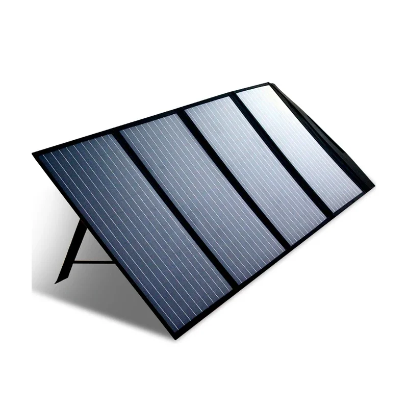 Reliable 240 Watt Folding Flexible Charging Package Solar Panels Outdoor Camping Monocrystalline Silicon Cells