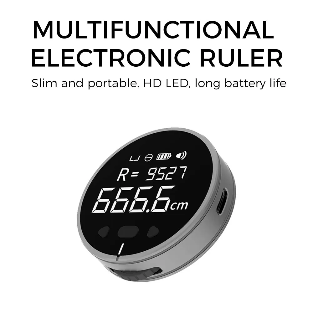 Electronic Rangefinder Digital Roller Electronic Ruler Intelligent Automatic Measuring Instrument USB Electronic Distance Meter