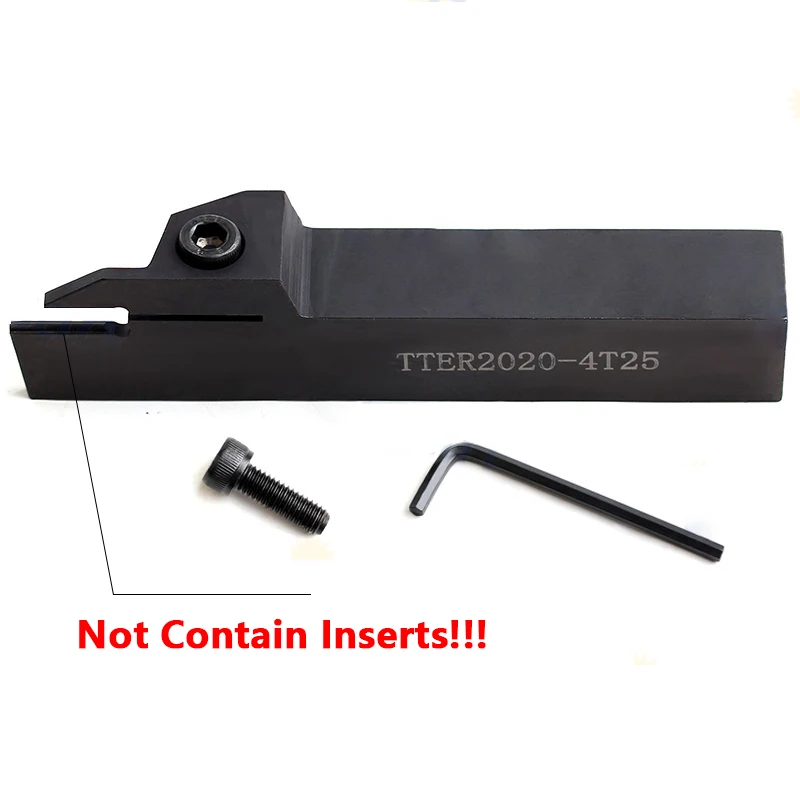 TTER Làm Khe Dụng Cụ TTER2525 TTER2020 TTER1616 TTER1010 TTEL 2T17 3T20 4T25 5T25 CNC Bên Ngoài Grooving Tiện Cắt Vỏ Thanh