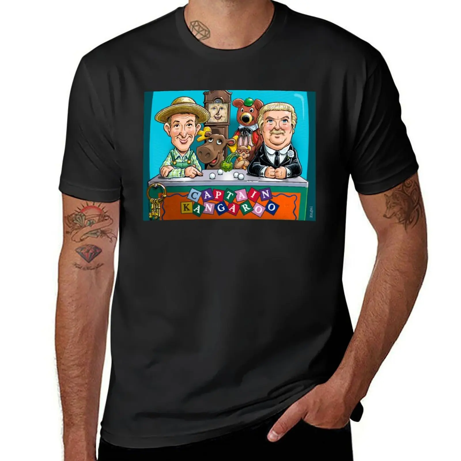 

CAPTAIN KANGAROO T-Shirt rapper graphic tees croswit shirt man vintage clothes men t shirts high quality