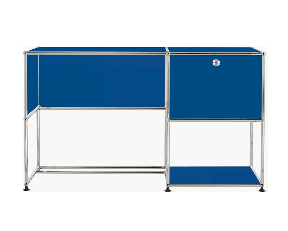 Desk Module Modular DIY Furniture Haller Storage Shelf Sideboard Customized Size Night Stand Cabinet Stainless Steel Home Use