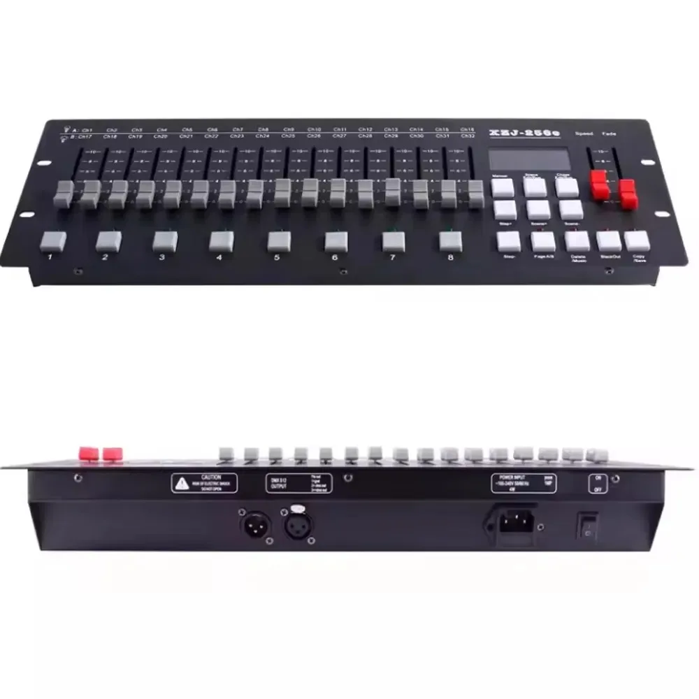 256chs DMX Lighting Controller DJ Equipment Disco Stage Lighting Console Beam Dimmer