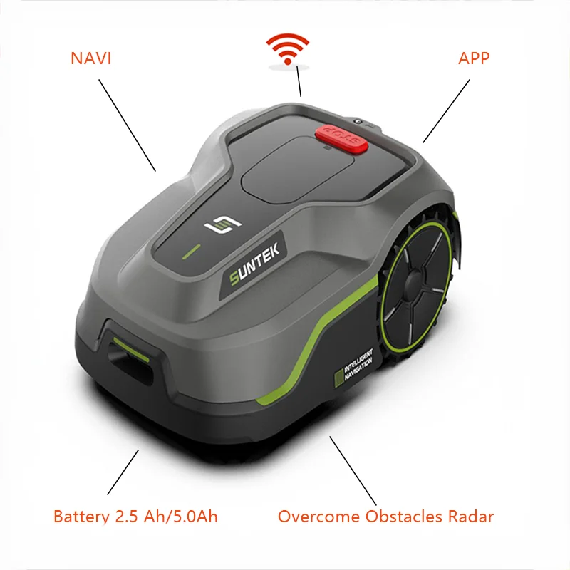 NAVI HOME    GARDEN YARD SMART REMOTE CONTROL AUTOMATIC LAWN ROBOT MOWER For CAN DRAW The SHAPE Of WORK AREA