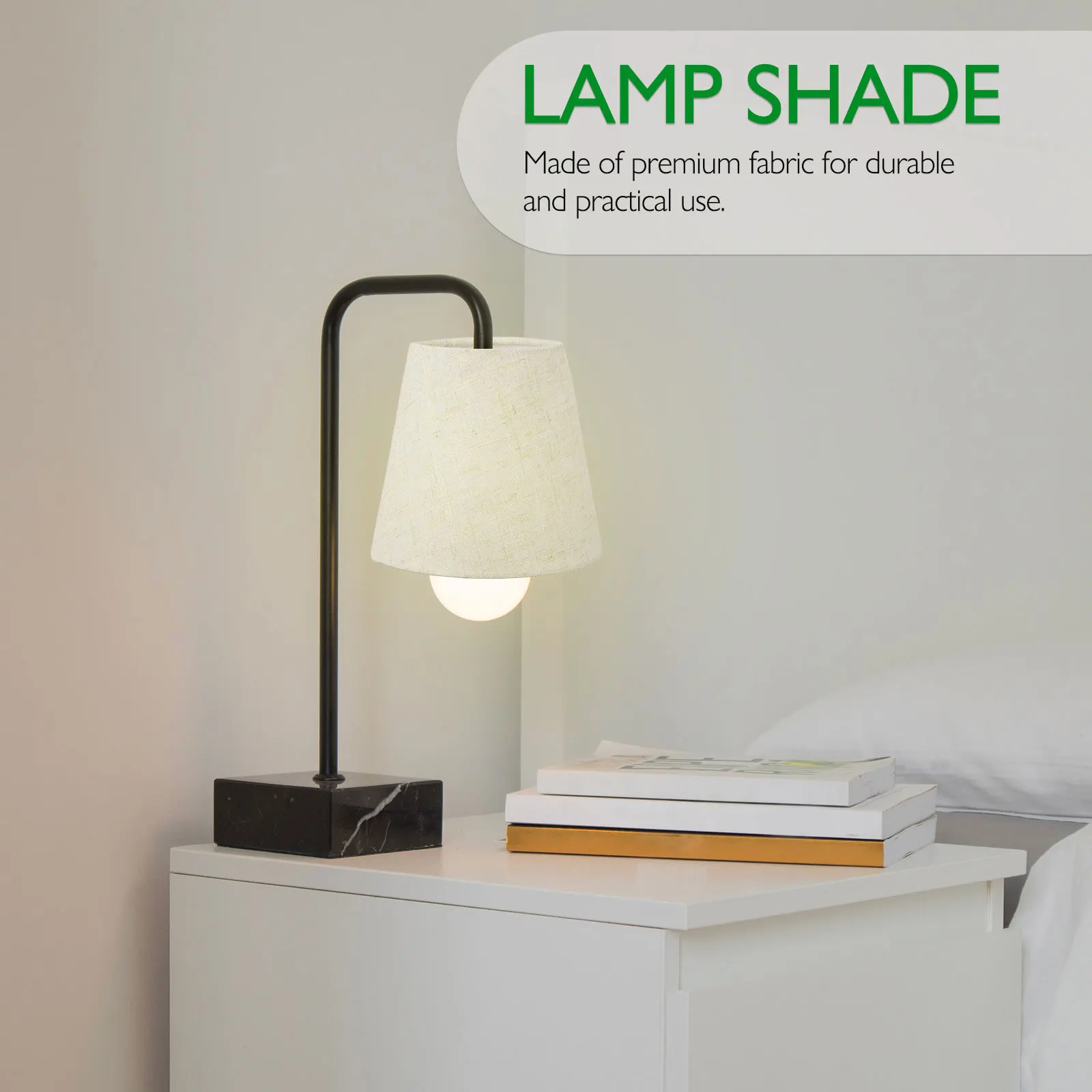 

Тканевый абажур, льняной стол ручной работы, напольный прикроватный светильник, сменный пыленепроницаемый смягчающий светильник, декор для дома и офиса