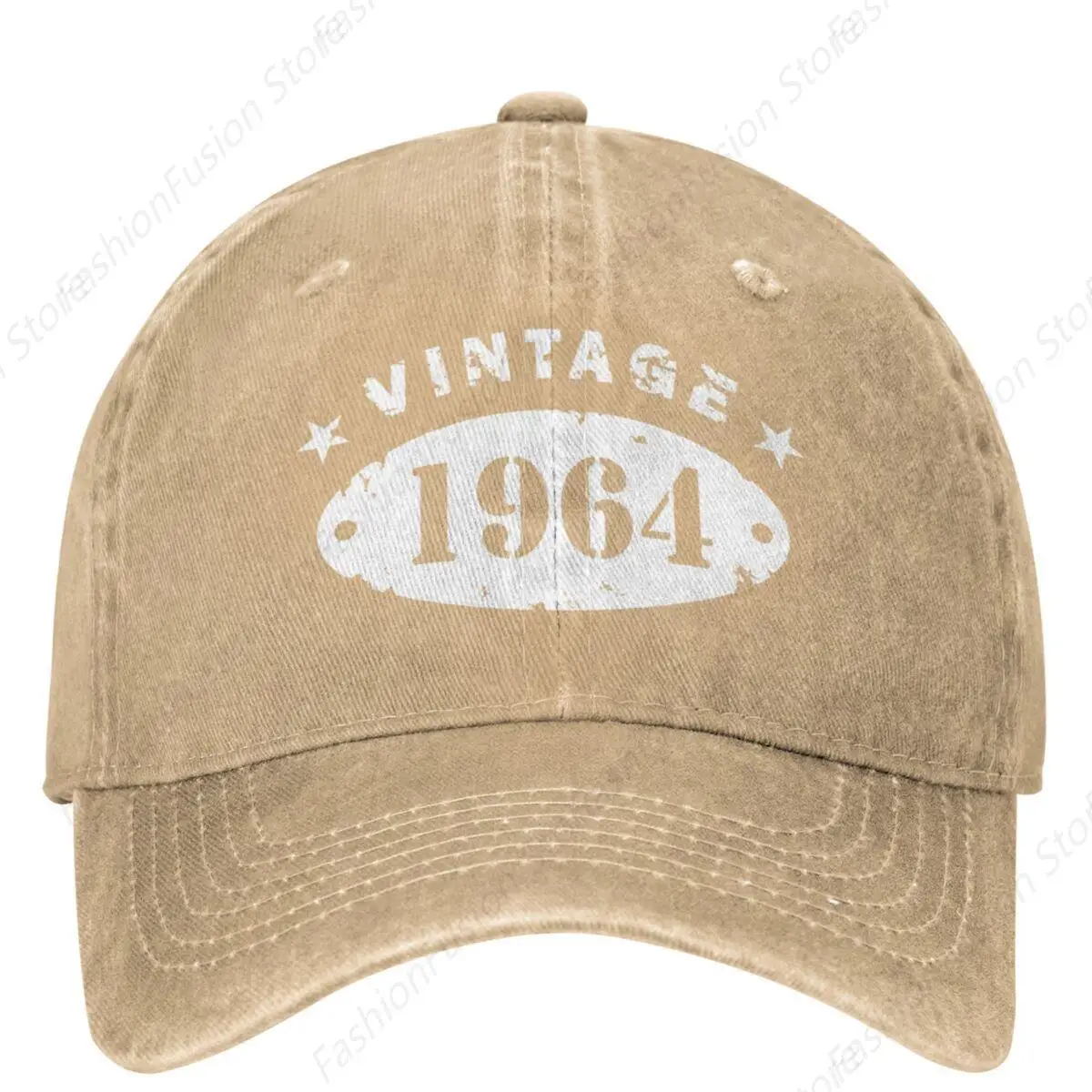 Born In 1964 Vintage 60th Birthday Gift Baseball Cap for Men Women Distressed Washed Trucker Hats 60 Years Old People Dad Hat