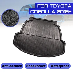 Car Floor Mats Rear Trunk Boot Mat Waterproof Carpet Anti Mud Tray Cargo Liner For TOYOTA COROLLA 2019 2020