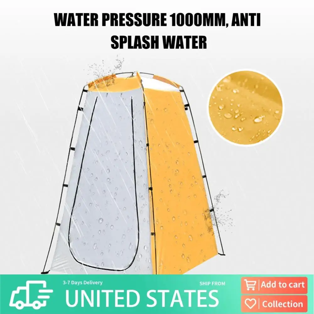 

Portable Changing Tent for Camping Beach & Hiking Lightweight Quick Setup & Full Coverage Waterproof UV Protection for Travel