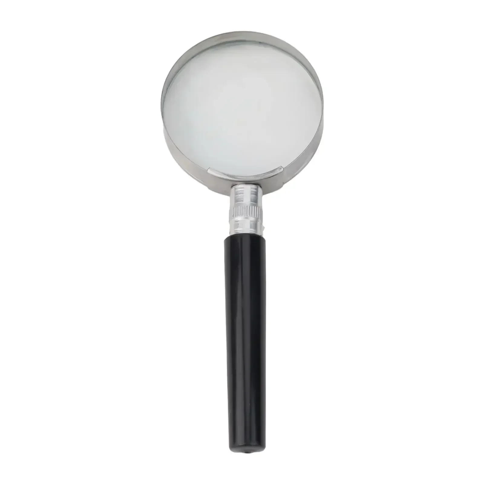 50mm 5X Handheld Magnifying Glass Jewelry Reading Magnifier Glass Loupe For Reading Science Nature Exploration