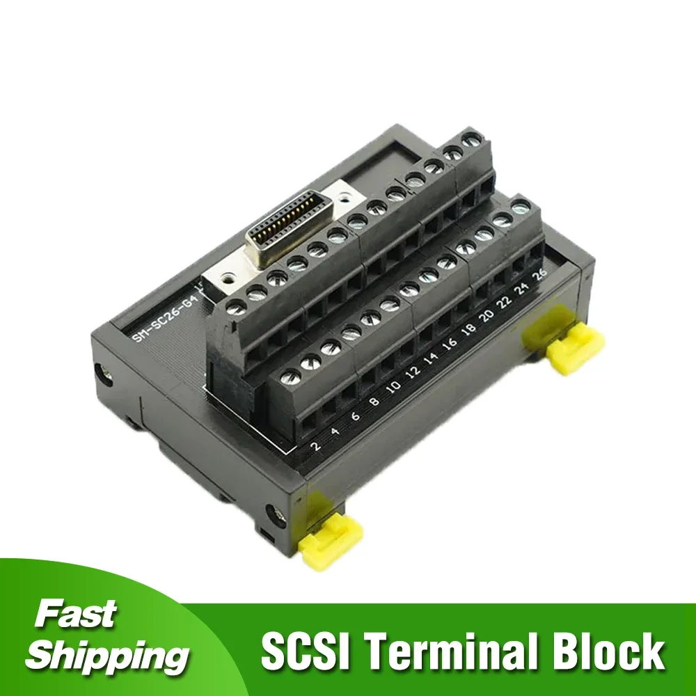 เทอร์มินัลบล็อกเซอร์โว SCSI เทอร์มินัลบล็อก SCSI36 SCSI26 SCSI20 SCSI68 SCSI80รีเลย์เทอร์มินัลบล็อก SCSI100