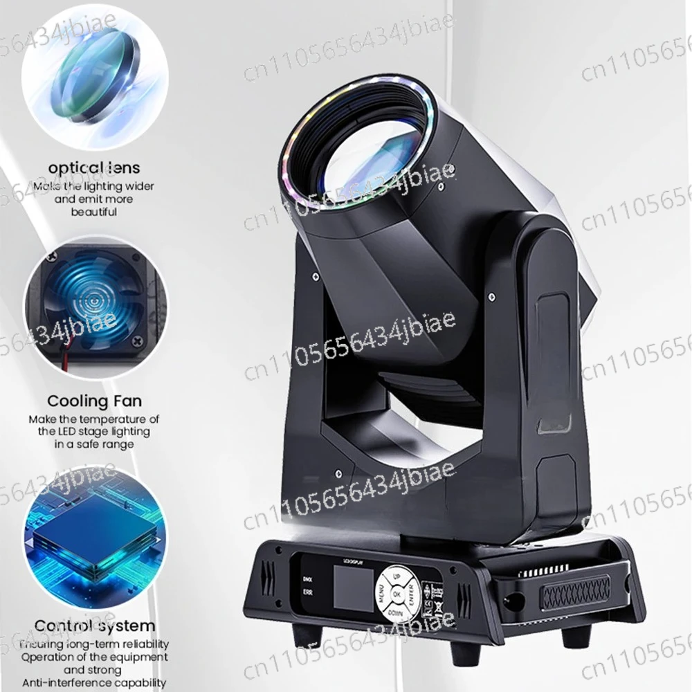 

Профессиональный вращающийся прожектор 450 Вт с лампой 230 Вт, зумом и 3-в-1 эффектом, 24-гранная призма, для концертов, свадеб, клубов