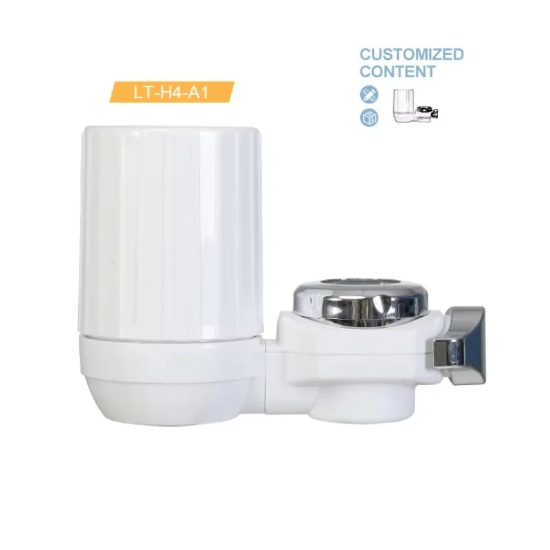 New Style Faucet-Mounted Manual Water Filter Tap Water Purifier for Household & Car Use with Activated Carbon Cartridge