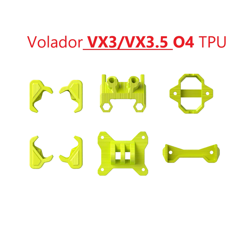 FlyFishRC Volador VX3/VX3.5 O4 Pro FPV-frame 3 3,5 inch Compatibel met DJI O4 Air Unit Pro voor FPV RC Freestyle Quadcopter Kit